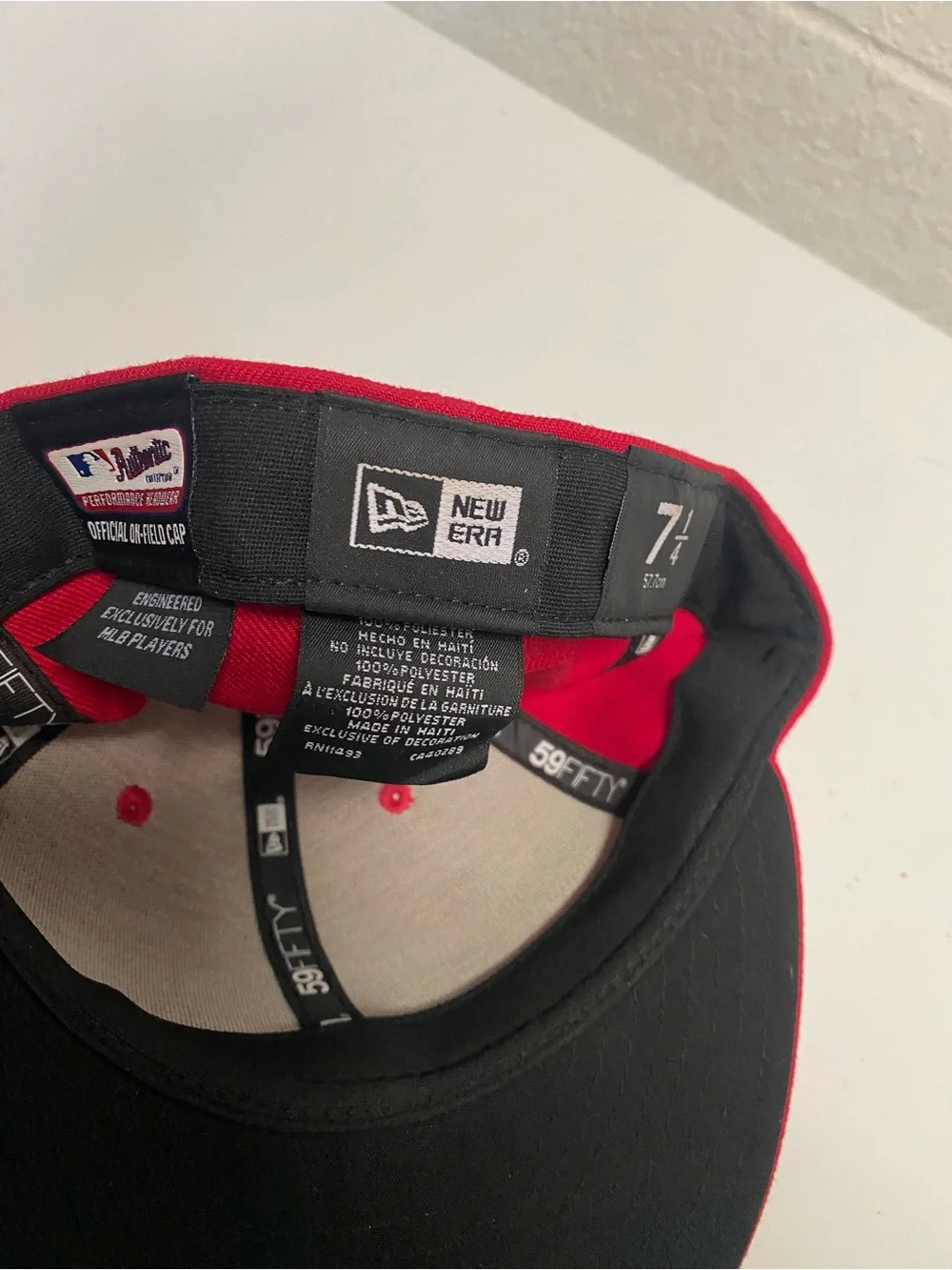 New Era Red Cincinnati 'C' Fitted Cap